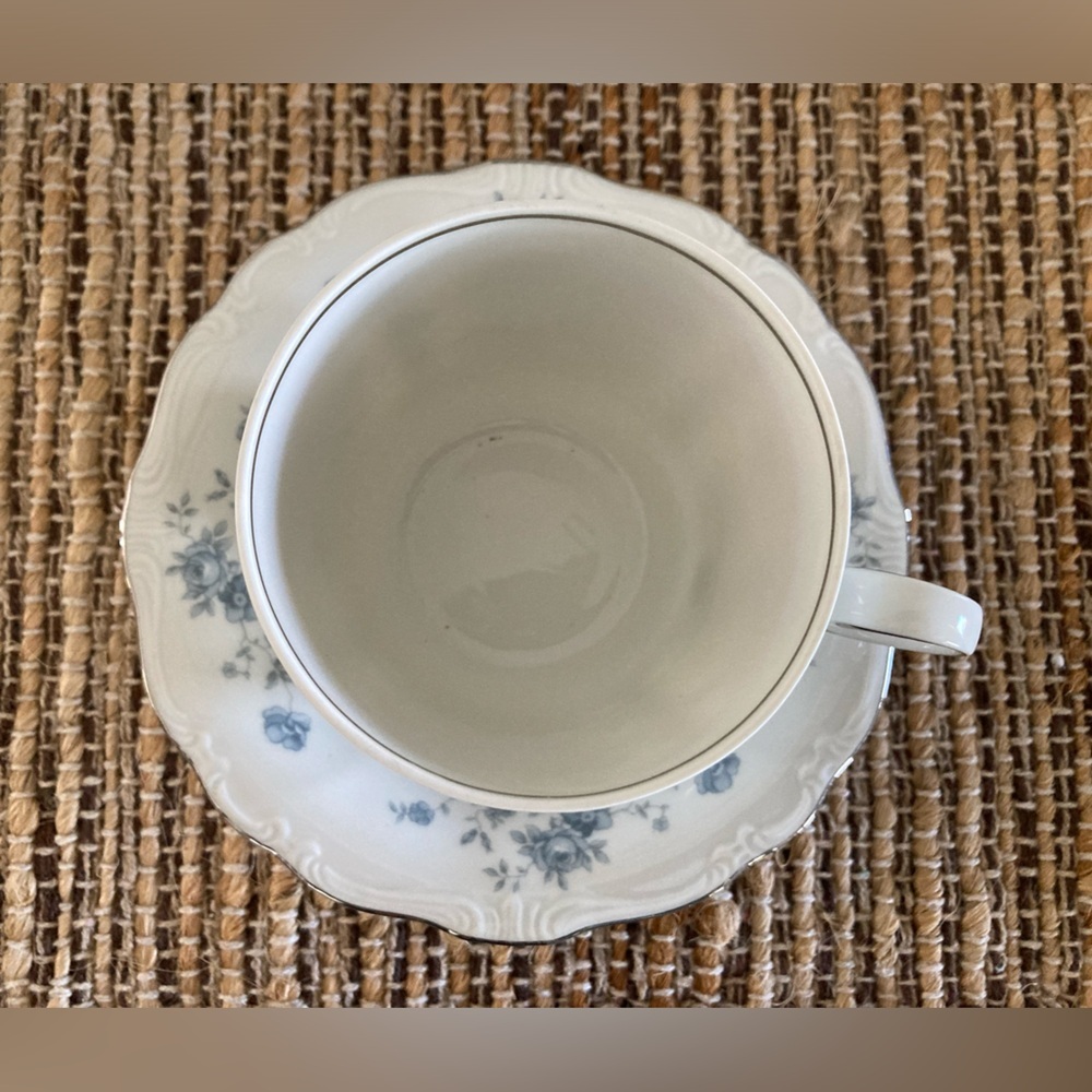 Vintage Johann Havilland Blue Garland 5 Piece Place Setting - Picture 9 of 11
